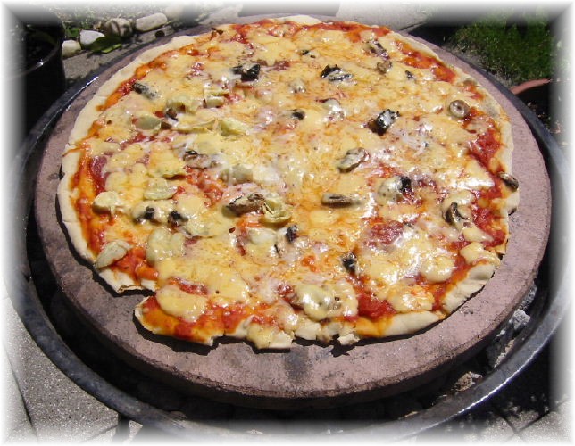 Blauwdruk Shilling speler PIZZASTEEN & BROODBAKSTEEN - SHOP / PIZZA op de BARBECUE